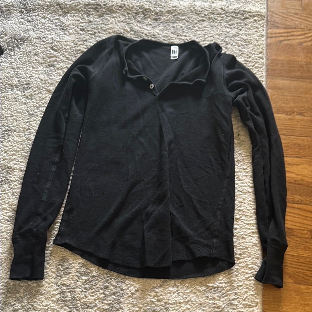 Black Long Sleeve Top